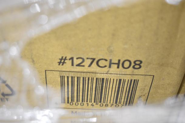 28 BRAND NEW SCRATCH AND DENT! Items Including 130BKSPOONWX Choice Black Extra Heavy Weight Wrapped Polystyrene Plastic Teaspoon - 1000/Case, 127P100C Choice 1 oz. Clear Plastic Souffle Cup / Portion Cup - 2500/Case, 485UJ7TN Choice 7 3/4" Jumbo Clear Unwrapped Straw - 12000/Case, 127CH08 Choice 8 oz. Clear RPET Tall Hinged Deli Container - 200/Case, 433BR1852SACK Choice 1/8 52 lb. Brown Paper Barrel Sack - 500/Case, 612P527 Choice 7" Clear Round Plastic Dome Lid - 500/Case, 346BKFSNM Choice Medium Weight Black Wrapped Polypropylene Plastic Cutlery Set with Napkin - 250/Case, 612LOB4LBCO Choice 4 lb. Oblong Foil Take-Out Container with Board Lid - 100/Case, 795PTOWHT T-Out 6x5x3 Paper WHT 300, 394345M Noble NexGen Powder-Free Disposable Black Hybrid 3 Mil Thick Gloves - Medium - 1000/Case. 28 Times Your Bid! - Image 8 of 21