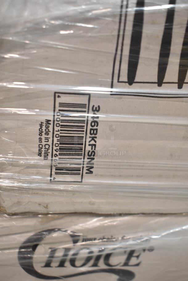 28 BRAND NEW SCRATCH AND DENT! Items Including 130BKSPOONWX Choice Black Extra Heavy Weight Wrapped Polystyrene Plastic Teaspoon - 1000/Case, 127P100C Choice 1 oz. Clear Plastic Souffle Cup / Portion Cup - 2500/Case, 485UJ7TN Choice 7 3/4" Jumbo Clear Unwrapped Straw - 12000/Case, 127CH08 Choice 8 oz. Clear RPET Tall Hinged Deli Container - 200/Case, 433BR1852SACK Choice 1/8 52 lb. Brown Paper Barrel Sack - 500/Case, 612P527 Choice 7" Clear Round Plastic Dome Lid - 500/Case, 346BKFSNM Choice Medium Weight Black Wrapped Polypropylene Plastic Cutlery Set with Napkin - 250/Case, 612LOB4LBCO Choice 4 lb. Oblong Foil Take-Out Container with Board Lid - 100/Case, 795PTOWHT T-Out 6x5x3 Paper WHT 300, 394345M Noble NexGen Powder-Free Disposable Black Hybrid 3 Mil Thick Gloves - Medium - 1000/Case. 28 Times Your Bid! - Image 13 of 21