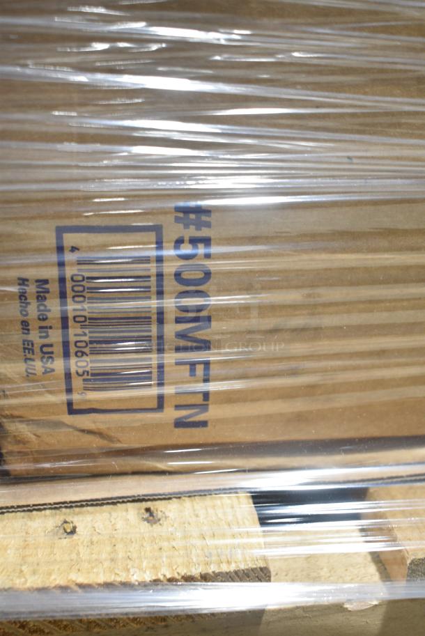 30 BRAND NEW SCRATCH AND DENT! Items Including 795PLAKFT8 EcoChoice Kraft PLA Lined Compostable #8 Take-Out Container 6" x 4 3/4" x 2 1/2" - 300/Case, 130TRAY16 Visions Black PET Plastic 16" Thermoform Catering / Deli Tray - 25/Case, 347RP6WHSS Visions Wave 6" White Plastic Plate - 180/Case, 612P527 Choice 7" Clear Round Plastic Dome Lid - 500/Case, 3 2400 Towels, 500MFTN Lavex Natural Brown Kraft M-Fold (Multifold) Towel - 4000/Case. 30 Times Your Bid! - Image 10 of 10
