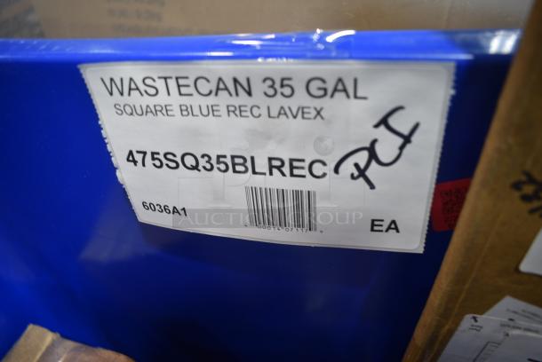 33 BRAND NEW SCRATCH AND DENT! Items Including AvaValley 34262596 Wood Shelf for WRC46 Wine Refrigerators, 17620STPEBAM Choice 20 oz. Amber Plastic Pebbled Tumbler - 12/Pack, Libbey Embassy 5.5 oz. Coupe Glass - 36/Case, 375CS90GBL GET CS-90-GBL Pottery Market 9" Matte Speckled Grayish Blue Melamine Coupe Dinner Plate - 12/Pack, 5535032SC Acopa Lore 26 oz. Fluted Glass Carafe with Cork Lid - 6/Case, 475SQ35BLREC WASTECAN 35 GAL SQUARE BLUE REC LAVEX, 772ASCLSA13 RAK Porcelain Classic Polaris 5" Bright White Porcelain Espresso Cup Saucer - 12/Case, 922CU30SS Choice Deluxe Stainless Steel 48 Cup Coffee Chafer Urn with Chrome Accents - 3 Gallon. 33 Times Your Bid! - Image 11 of 13
