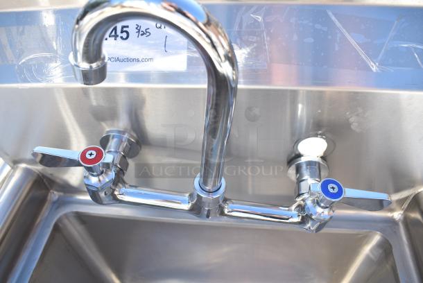BRAND NEW SCRATCH AND DENT! Stainless Steel Single Bay Sink. No Legs. - Image 4 of 6
