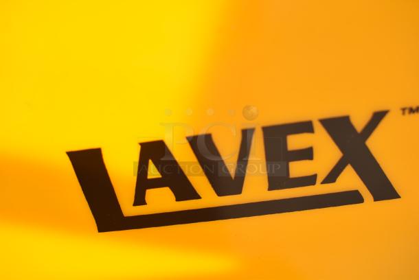 BRAND NEW SCRATCH AND DENT! Lavex Yellow Poly Mop Bucket w/ Wringing Attachment. - Image 6 of 6