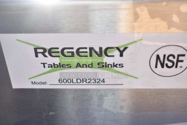 BRAND NEW SCRATCH AND DENT! Regency 600LDR2324 24" Five-Tiered Stainless Steel Liquor Display Rack - 23" Deep - Image 7 of 7