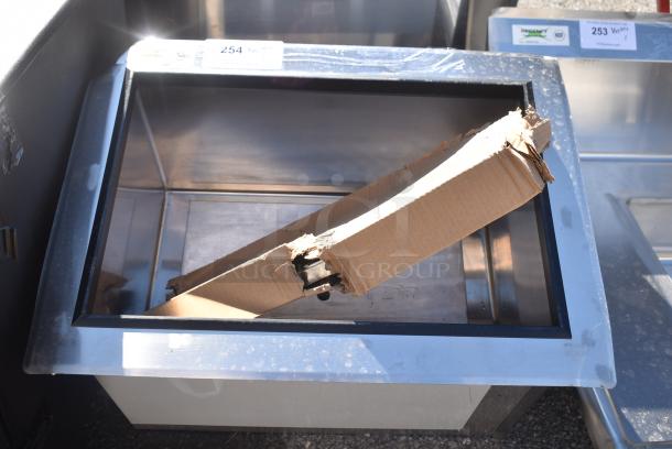 BRAND NEW SCRATCH AND DENT! Regency 600IB2418CP 18" x 24" Stainless Steel Drop-In Ice Bin with 7 Circuit Post-Mix Cold Plate - Image 1 of 7