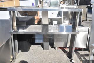 BRAND NEW SCRATCH AND DENT! Stainless Steel 2 Tier Over Shelf.