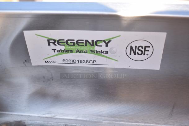 BRAND NEW SCRATCH AND DENT! Regency 600IB1836CP 18" x 36" Underbar Ice Bin with 7 Circuit Post-Mix Cold Plate and Bottle Holders - 79 lb. - Image 7 of 7