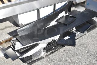 BRAND NEW SCRATCH AND DENT! Lot of Black Metal Pieces to Locker