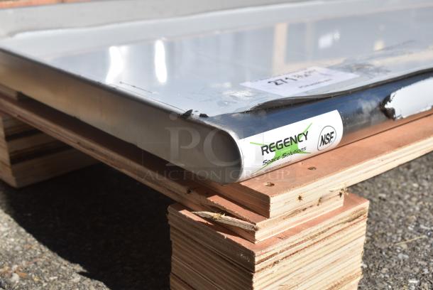 BRAND NEW SCRATCH AND DENT! Regency 600PTS1896 16-Gauge Type 304 Stainless Steel Pass-Through Shelf - 18" x 96" - Image 3 of 6