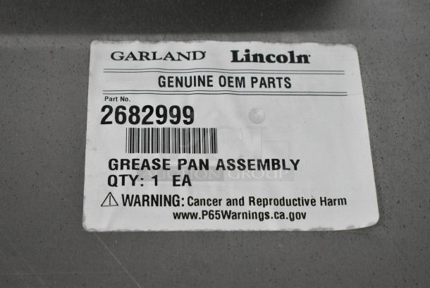 BRAND NEW SCRATCH AND DENT! Garland 2682999 Grease Pan Assembly - Image 6 of 6