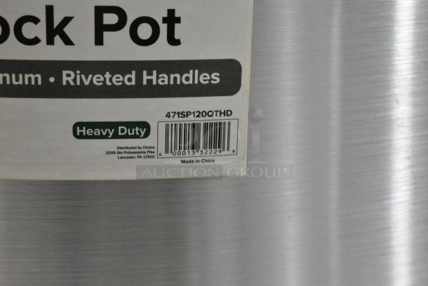 3 BRAND NEW SCRATCH AND DENT! Items Including 471SP120QTHD Choice 120 Qt. Heavy Weight Aluminum Stock Pot, 176SFD10TRY Choice 10" x 2" Aluminum Tray, 48 oz, 176SFD14TRY Choice 13 3/4" x 2" Aluminum Tray, 96 oz.. 3 Times Your Bid! - Image 9 of 9