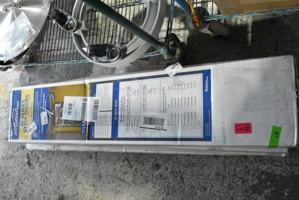 3 BRAND NEW SCRATCH AND DENT!  5178PR3480 Curtron M108-PR-3480 34" x 80" Polar Reinforced Step-In Refrigerator / Freezer Strip Door. 3 Times Your Bid! - Image 3 of 5