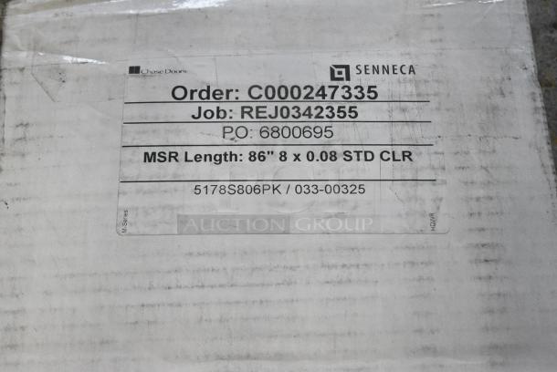 3 BRAND NEW SCRATCH AND DENT!  5178PR3480 Curtron M108-PR-3480 34" x 80" Polar Reinforced Step-In Refrigerator / Freezer Strip Door. 3 Times Your Bid! - Image 5 of 5