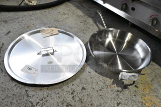 2 BRAND NEW SCRATCH AND DENT! Items Including 471SPC100 Choice 20 13/16" Aluminum Pot / Pan Cover and Vigor Skillet. 2 Times Your BId!