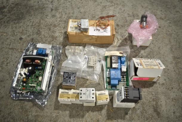 14 BRAND NEW SCRATCH AND DENT! Items Including Bizerba 5200134378, 4 Dayton 3065561000 1EGK4 Relay,  KRDB424 Solid State Timer, 00-843944 Solenoid Cooling, 00-411497-000A1 Relay. 14 Times Your Bid! - Image 1 of 28