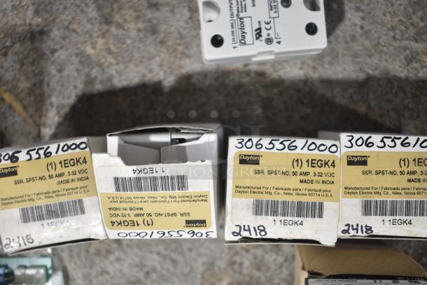 14 BRAND NEW SCRATCH AND DENT! Items Including Bizerba 5200134378, 4 Dayton 3065561000 1EGK4 Relay,  KRDB424 Solid State Timer, 00-843944 Solenoid Cooling, 00-411497-000A1 Relay. 14 Times Your Bid! - Image 9 of 28