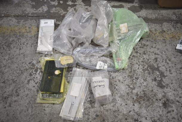 14 BRAND NEW SCRATCH AND DENT! Items Including 01-1P2321-00031 Gasket, 00-378591 Spring Door, Bizerba 3020604220 Foil, Carriage Guide. 14 Times Your Bid! - Image 1 of 14