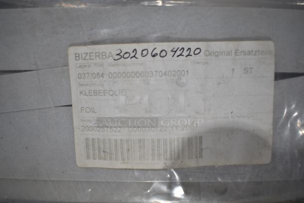 14 BRAND NEW SCRATCH AND DENT! Items Including 01-1P2321-00031 Gasket, 00-378591 Spring Door, Bizerba 3020604220 Foil, Carriage Guide. 14 Times Your Bid! - Image 8 of 14