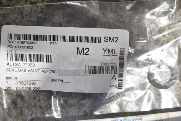 14 BRAND NEW SCRATCH AND DENT! Items Including HOB00-914422 Plate Knife Removal Clamp, Hobart 01-100V21-00151 Gasket, ALTSA-27930 Seal, Nut Wing Nut. 14 Times Your Bid! - Image 6 of 12