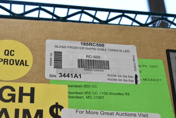 BRAND NEW SCRATCH AND DENT! Beverage-Air RC-500 Rapid Chill Countertop Mount Glass Froster - Image 8 of 8