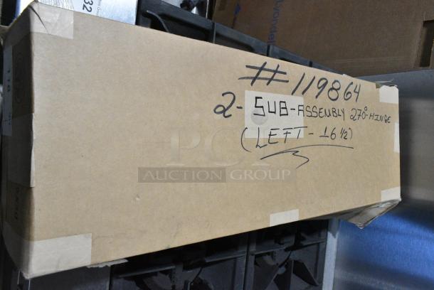 BRAND NEW SCRATCH AND DENT! 2-SUB-ASSEMBLY 270-HINGE 119864 SS3678-270 Style D - Image 6 of 12