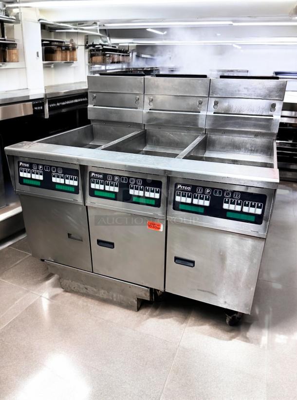 Superior Condition Pitco SG14 Gas Fryer Set – Tested & Working! - Image 5 of 11