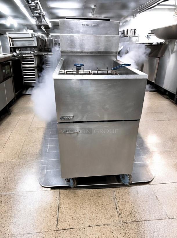 First-Class Condition Pitco 65C+ Gas Fryer – Tested & Working! - Image 1 of 5