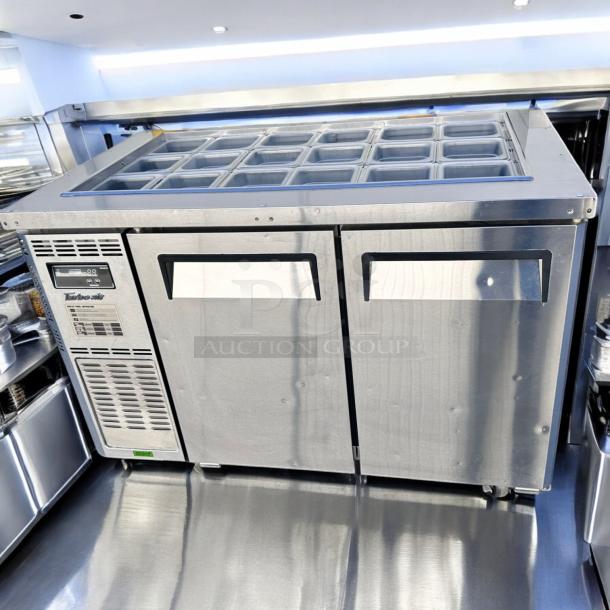 Exceptional Condition Turbo Air JBT-48-N Refrigerated Prep Table – Tested & Working! - Image 1 of 11