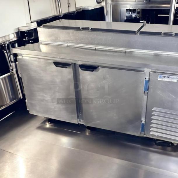 Premium Condition Beverage-Air DP67 Refrigerated Pizza Prep Table – Tested & Working! - Image 1 of 10