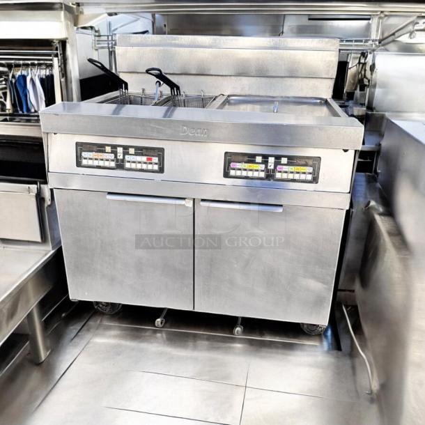 First-Rate Condition Dean 2FPRG50T PowerRunner™ Gas Fryer with Filtration – Tested & Working! - Image 4 of 8