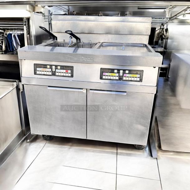 First-Rate Condition Dean 2FPRG50T PowerRunner™ Gas Fryer with Filtration – Tested & Working! - Image 5 of 8