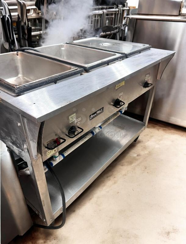 Exceptional Condition Vollrath ServeWell 3-Well Hot Food Steam Table – Tested & Working! - Image 1 of 8