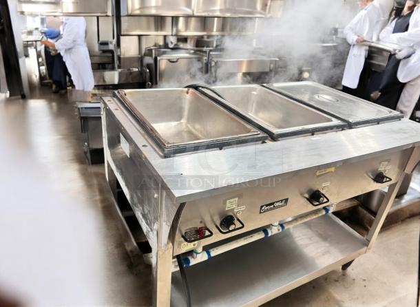 Exceptional Condition Vollrath ServeWell 3-Well Hot Food Steam Table – Tested & Working! - Image 2 of 8