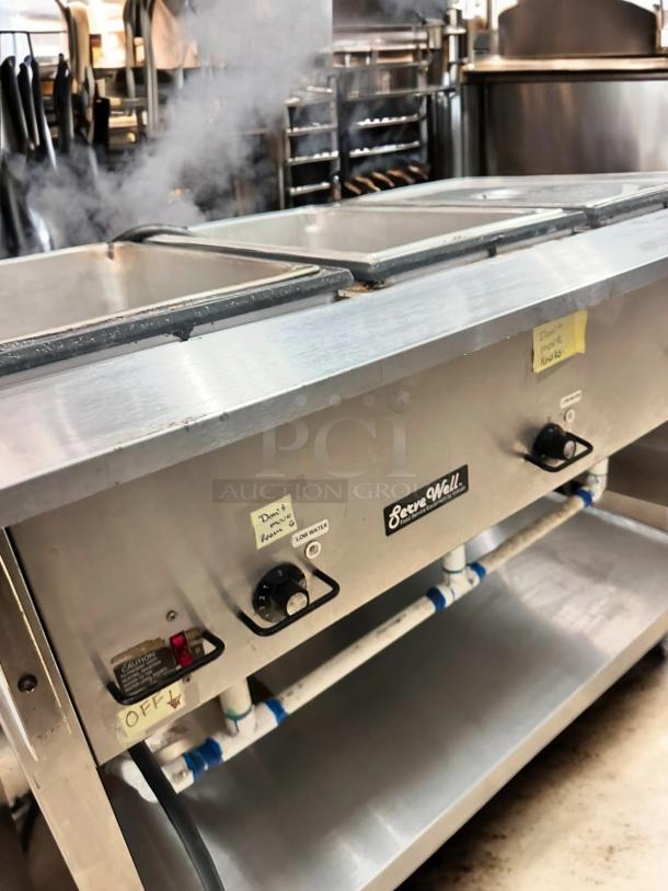 Exceptional Condition Vollrath ServeWell 3-Well Hot Food Steam Table – Tested & Working! - Image 5 of 8