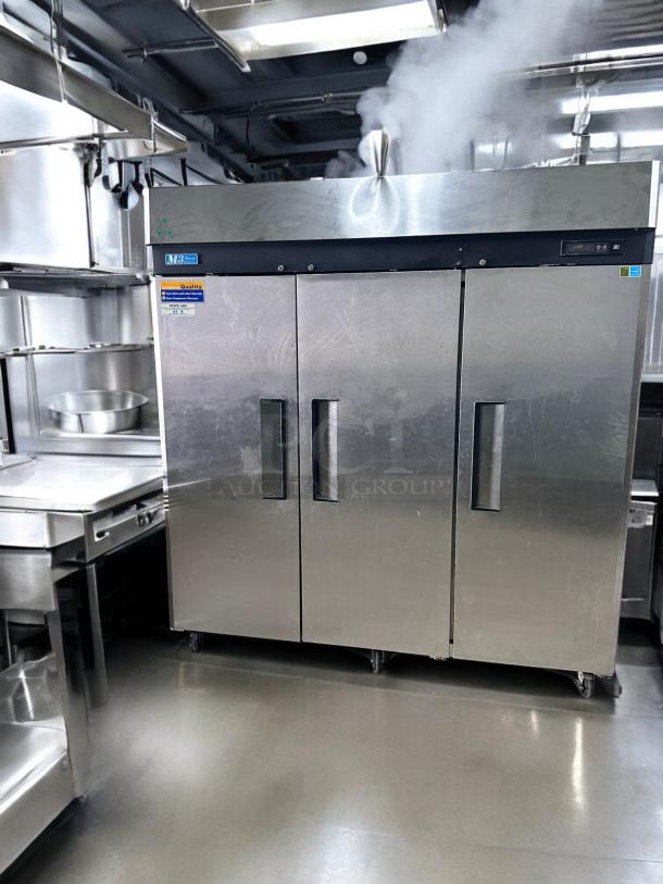 Excellent Condition Turbo Air M3R72-3 Three-Door Commercial Refrigerator – Fully Tested & Working! - Image 4 of 8