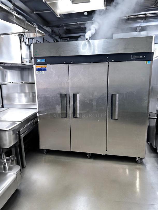 Excellent Condition Turbo Air M3R72-3 Three-Door Commercial Refrigerator – Fully Tested & Working! - Image 5 of 8