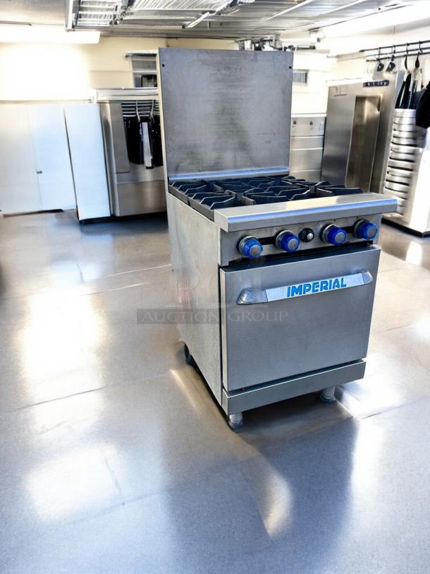 Excellent Condition Imperial 4-Burner Gas Range with Oven – Tested & Working! - Image 1 of 9