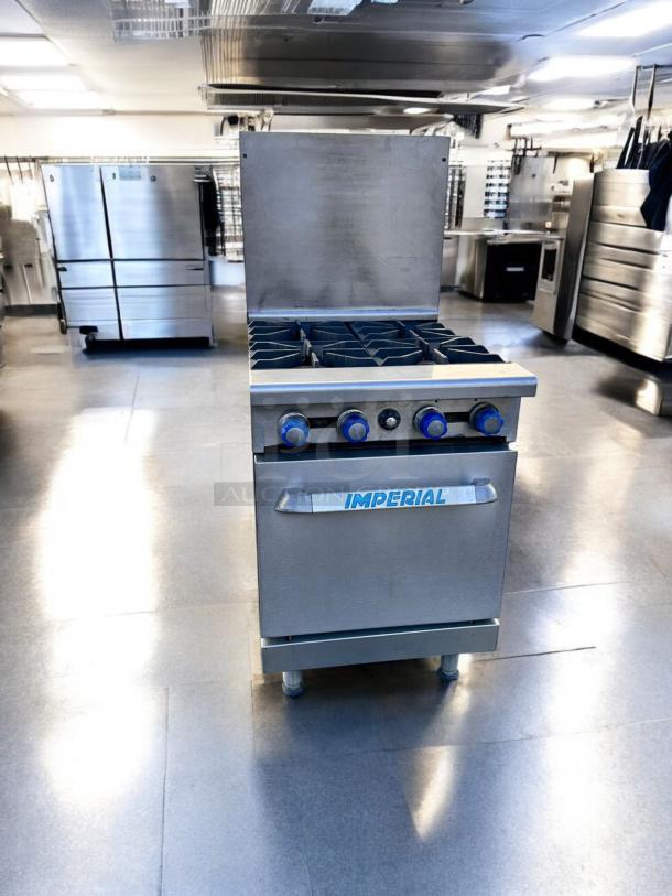 Excellent Condition Imperial 4-Burner Gas Range with Oven – Tested & Working! - Image 3 of 9