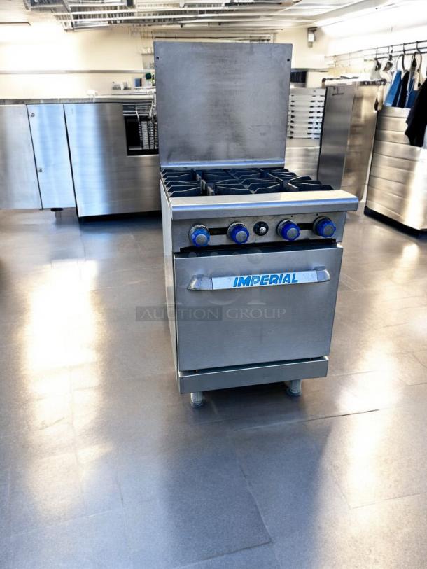 Excellent Condition Imperial 4-Burner Gas Range with Oven – Tested & Working! - Image 4 of 9