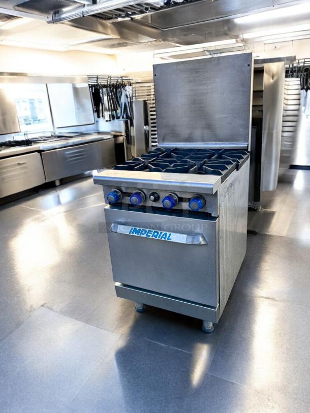 Excellent Condition Imperial 4-Burner Gas Range with Oven – Tested & Working! - Image 8 of 9