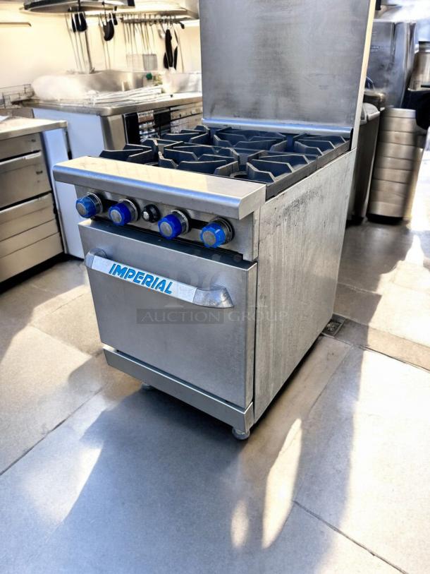 Excellent Condition Imperial 4-Burner Gas Range with Oven – Tested & Working! - Image 9 of 9