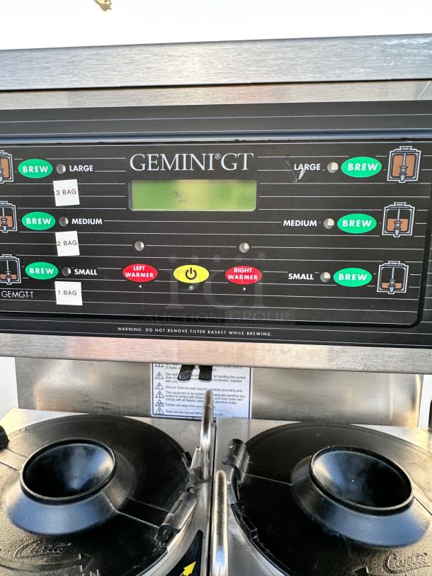 Excellent Condition Curtis GEMTS10A1000 Gemini GT Coffee Brewer – Tested & Working! - Image 9 of 10