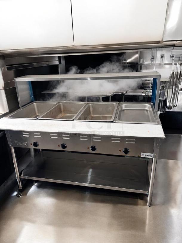 Excellent Avantco 4-Pan Steam Table – Fully Tested & Working! - Image 2 of 9
