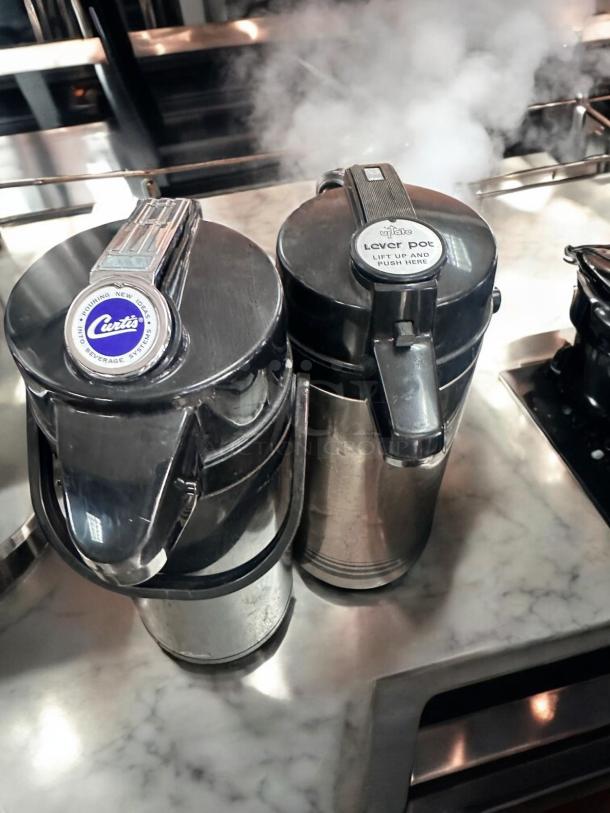 Lot of Curtis & Fetco Airpot Coffee Dispensers – Fully Tested & Working! - Image 1 of 5