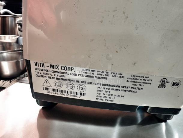 Excellent Condition Vitamix Drink Machine Two-Speed Blender – Tested & Working! - Image 7 of 7