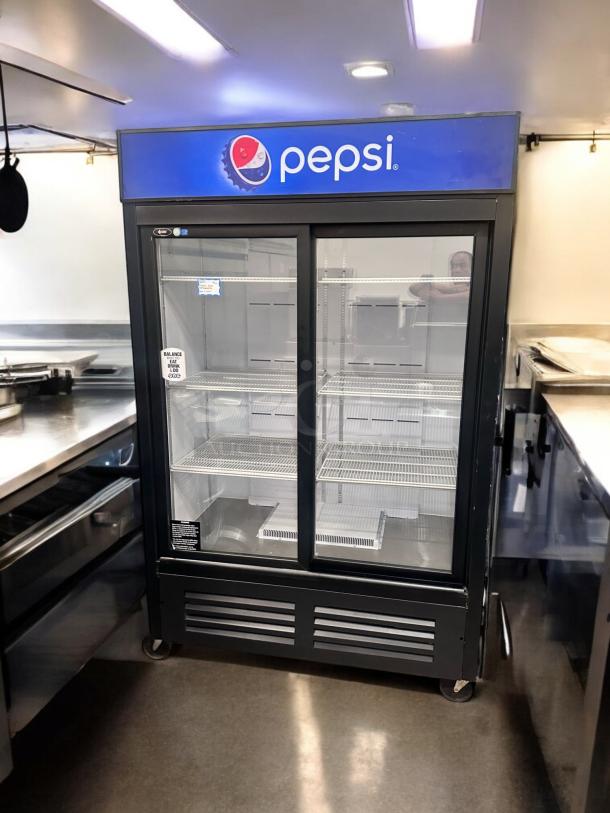 Excellent Condition QBD Pepsi Glass Door Refrigerator – Tested & Working! - Image 2 of 7