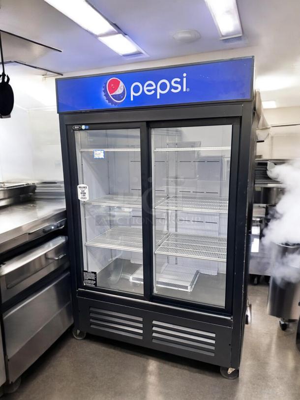 Excellent Condition QBD Pepsi Glass Door Refrigerator – Tested & Working! - Image 5 of 7