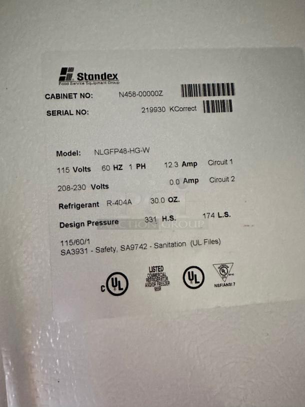 Excellent Condition Standex AdvantEDGE Glass Door Refrigerator – Tested & Working! - Image 9 of 9