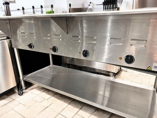 Excellent Condition Avantco 4-Pan Open Well Electric Steam Table – Tested & Working! - Image 2 of 9