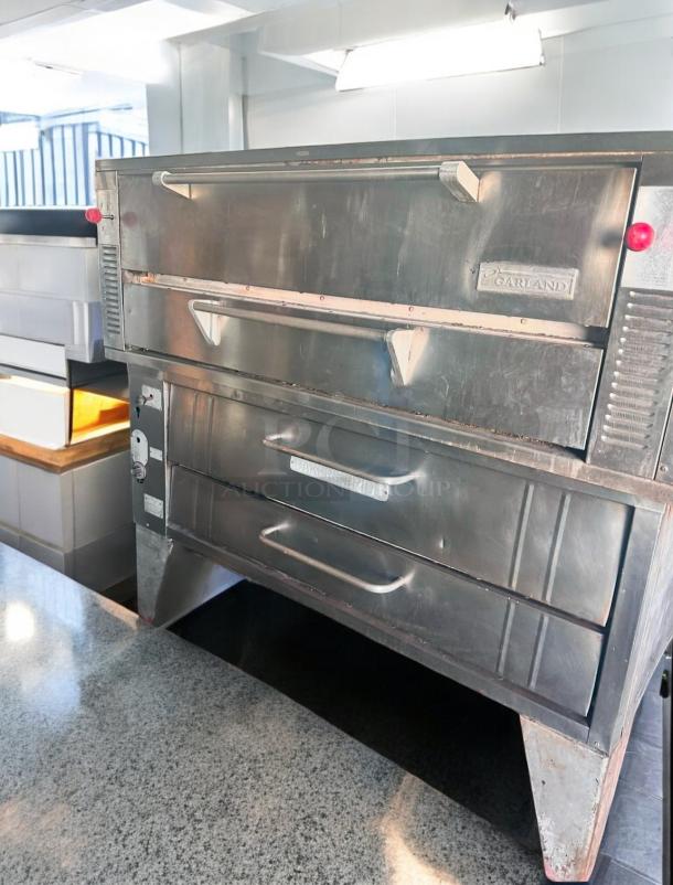 Like New Condition Garland/Bakers Pride Double Deck Gas Pizza Oven – Tested & Working! - Image 1 of 17