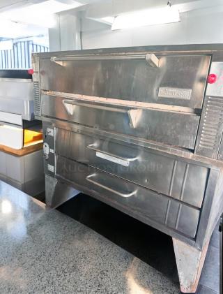 Like New Condition Garland/Bakers Pride Double Deck Gas Pizza Oven – Tested & Working!